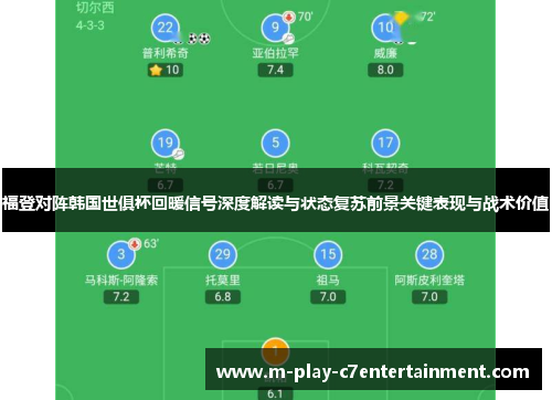福登对阵韩国世俱杯回暖信号深度解读与状态复苏前景关键表现与战术价值